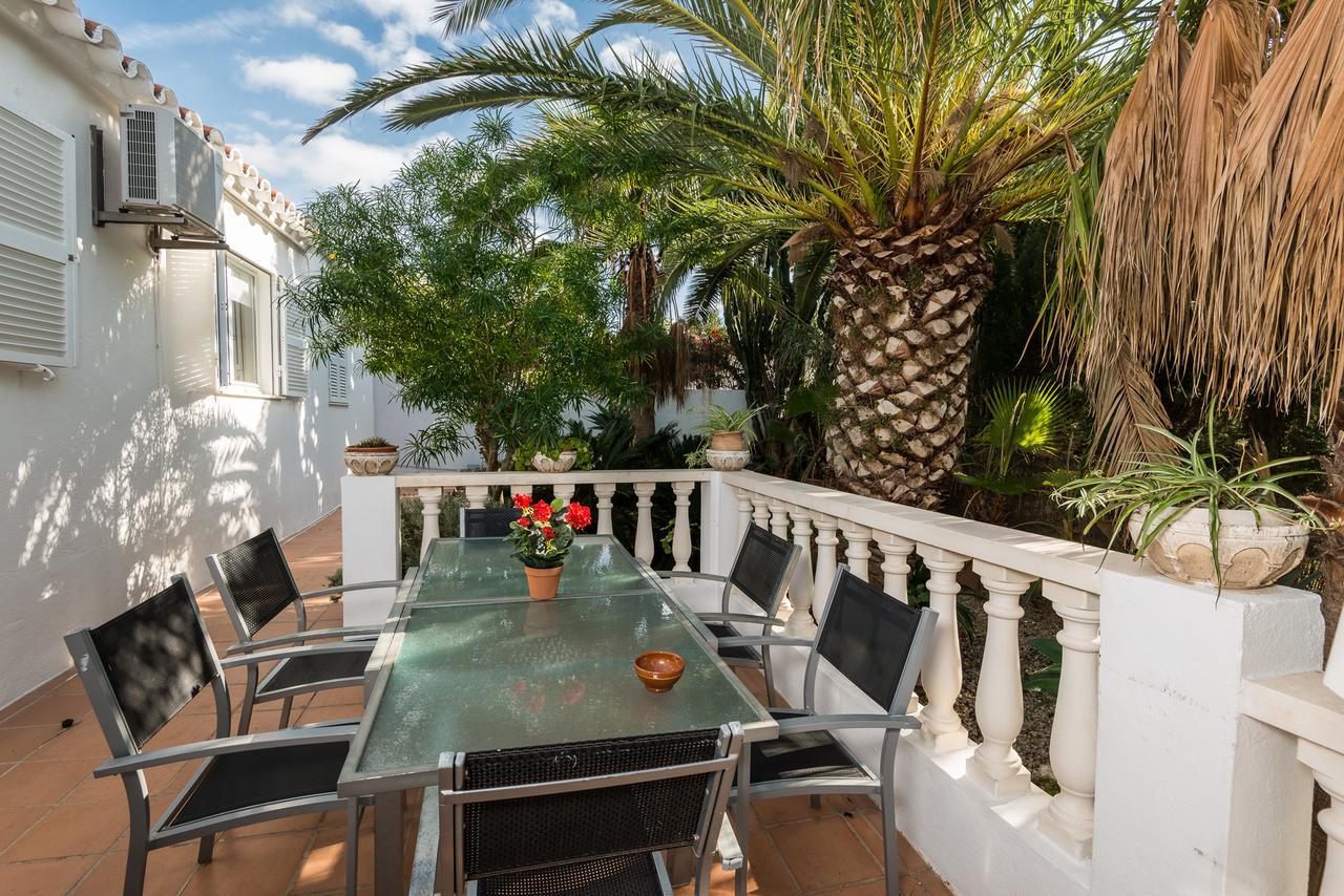 Villa Palmera Cala En Porter  Bagian luar foto